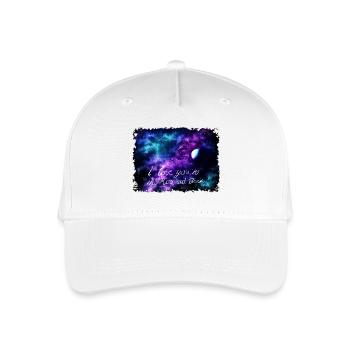 Vache de l’espace mangeuse de planète - Casquette de baseball bio Enfant - blanc - Devant