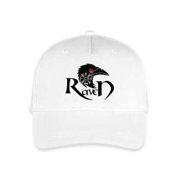 Raven für Reisende - Kinder Bio Basecap - Weiß - Vorne