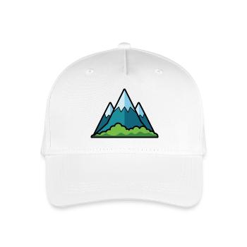 Gebirge - Kinder Bio Basecap - Weiß - Vorne