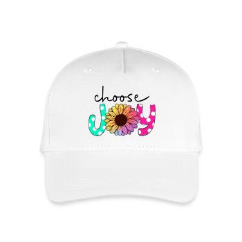 choose joy - Kinder Bio Basecap - Weiß - Vorne
