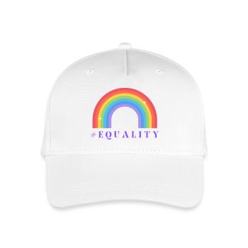 Pride Month Equality - Organic Kids’ Baseball Cap - white - Front