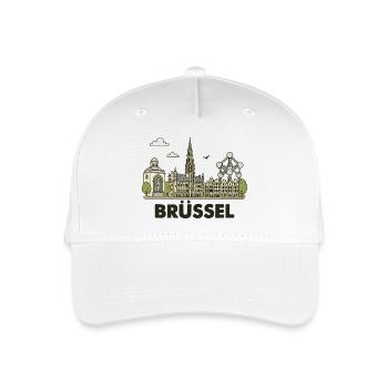 Brüssel Stadt - Kinder Bio Basecap - Weiß - Vorne