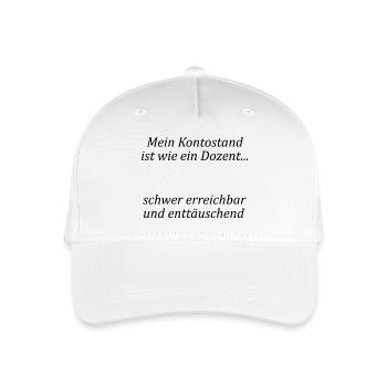 University Saying "Like a Lecturer" Gift, Students - Organic Kids’ Baseball Cap - white - Front