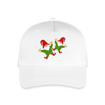Lustige Wichtel - Kinder Bio Basecap - Weiß - Vorne
