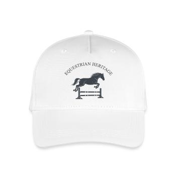 Reiter-Heritage-Sprung - Kinder Bio Basecap - Weiß - Vorne