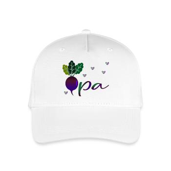 Vegetable Garden Grandpa - Organic Kids’ Baseball Cap - white - Front