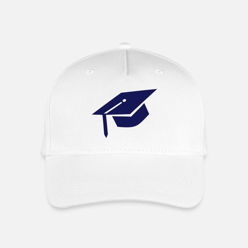 graduation cap - Organic Kids’ Baseball Cap - white