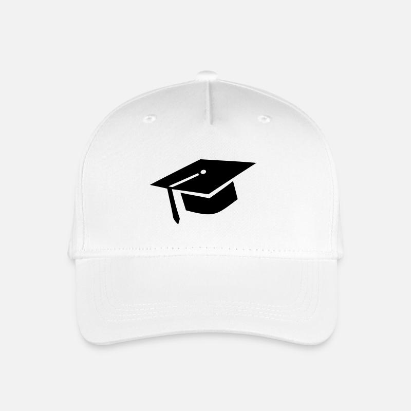 doktorhut uni abi barett doktorhut mortarboard - Kinder Bio Basecap - Weiß