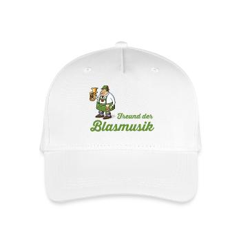 Freund der Blasmusik - Kinder Bio Basecap - Weiß - Vorne
