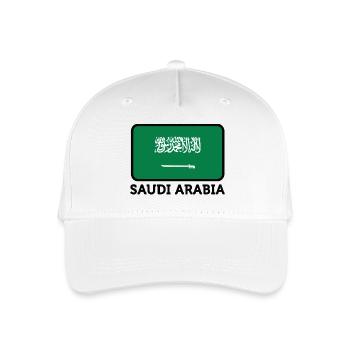 Nationalflagge von Saudi-Arabien - Kinder Bio Basecap - Weiß - Vorne
