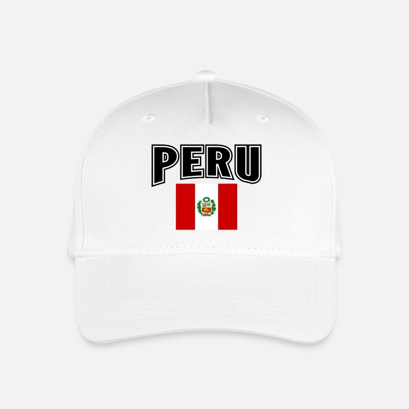 Pérou - Casquette de baseball bio Enfant - blanc