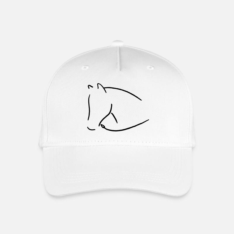 Horse - Kinder Bio Basecap - Weiß