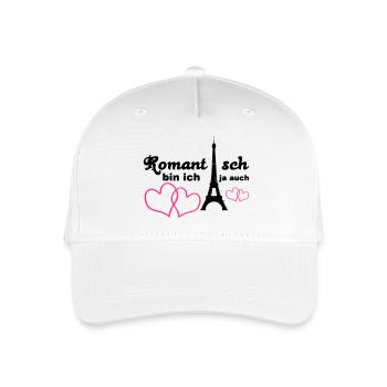 Romantisch Liebe Herz Paris Paar Spruch Geschenk - Kinder Bio Basecap - Weiß - Vorne
