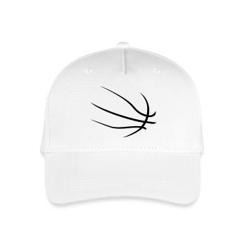 basketball - Casquette de baseball bio Enfant - blanc - Devant