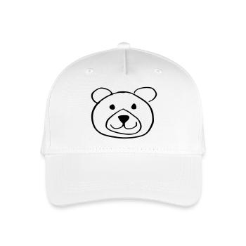 sweet bear - Organic Kids’ Baseball Cap - white - Front