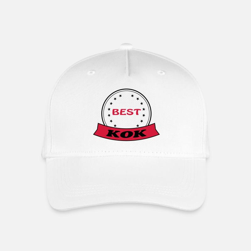 Best kok - Kinder Bio Basecap - Weiß
