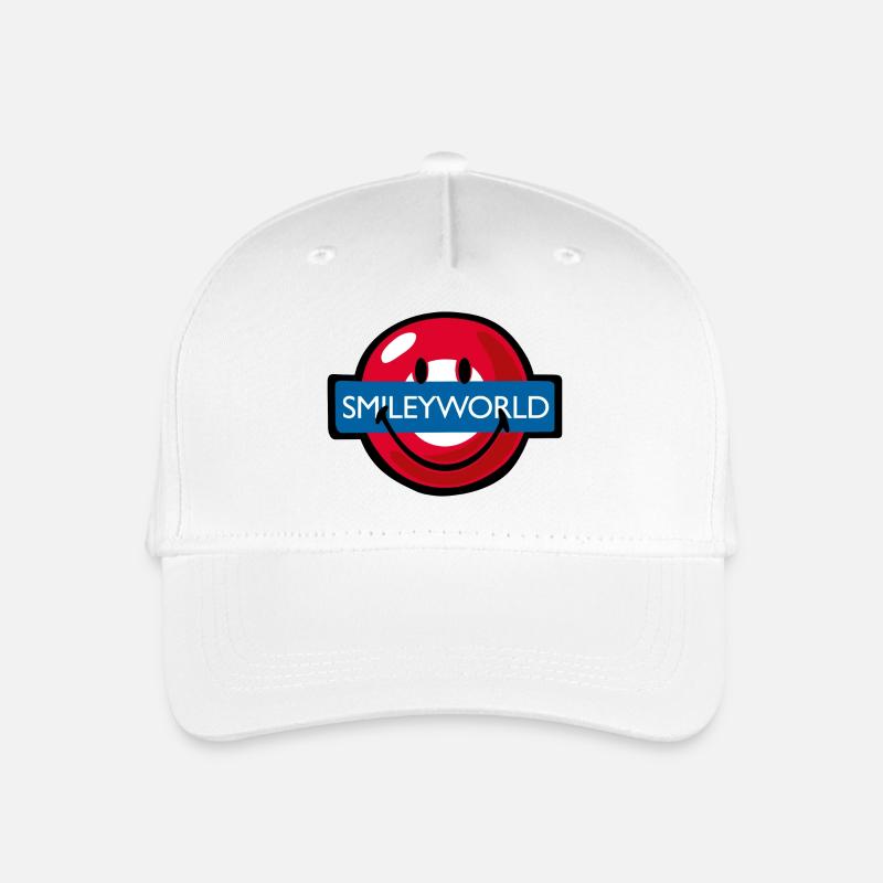 Smiley - Kinder Bio Basecap - Weiß