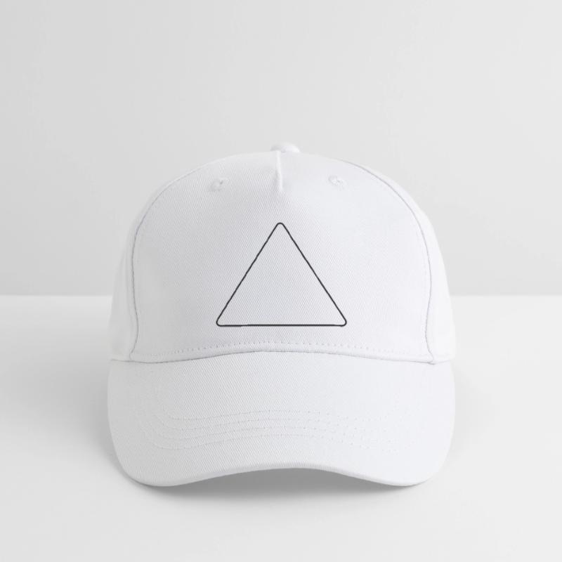 Triangle with rounded corners Organic Kids’ Baseball Cap