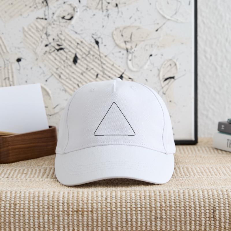 Triangle with rounded corners Organic Kids’ Baseball Cap