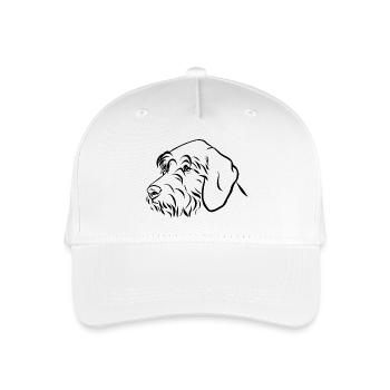 Hunting dogs portrait - Organic Kids’ Baseball Cap - white - Front