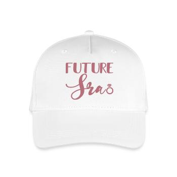 Future Sra. Engagement Party Bridal Shower Wedding - Organic Kids’ Baseball Cap - white - Front