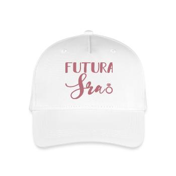 Futura Sra. Engagement Party Bridal Shower Wedding - Organic Kids’ Baseball Cap - white - Front