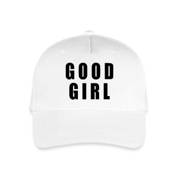 Good girl - Organic Kids’ Baseball Cap - white - Front