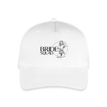Bride squad - Bachelorette Junggesellinnen Party - Kinder Bio Basecap - Weiß - Vorne