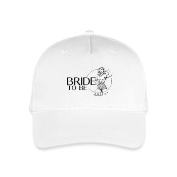 Bride to be - Bachelorette Junggesellinnen Party - Kinder Bio Basecap - Weiß - Vorne
