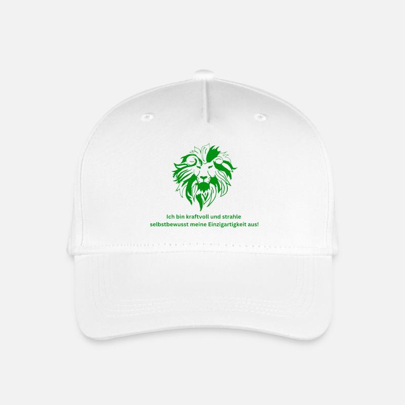 Sternzeichen Löwe - Kinder Bio Basecap - Weiß