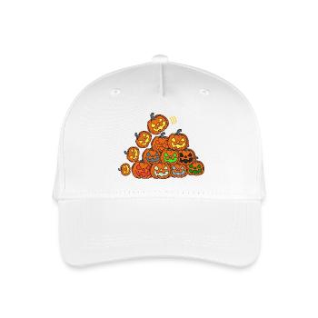 Pumpkin Tower - Organic Kids’ Baseball Cap - white - Front