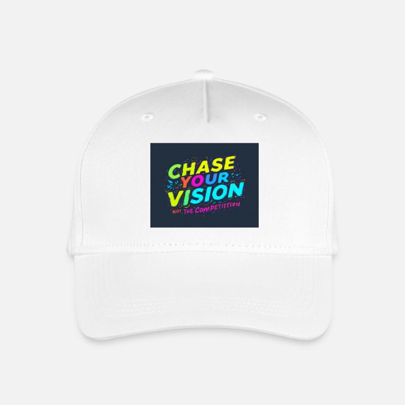 Verfolgen Sie Ihre Vision, nicht Ihre Konkurrenz - Kinder Bio Basecap - Weiß