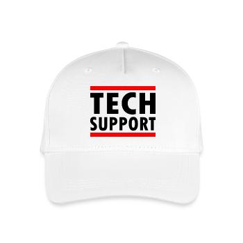 tech support - Organic Kids’ Baseball Cap - white - Front