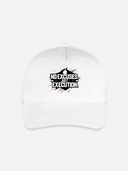NoExcuses - Organic Kids’ Baseball Cap - white