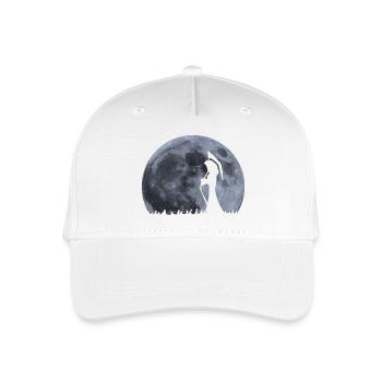 Death Rises with the Moon - Organic Kids’ Baseball Cap - white - Front