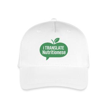 Registered Dietitian Nutrition Communication - Organic Kids’ Baseball Cap - white - Front
