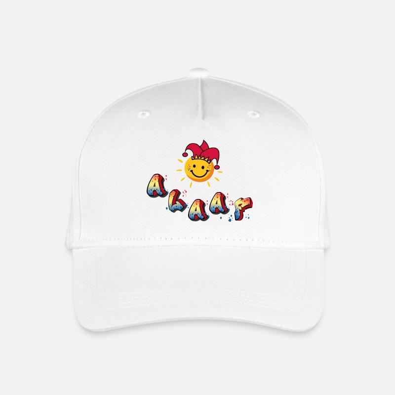Karneval Alaaf - Kinder Bio Basecap - Weiß