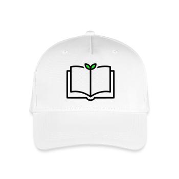 Book Plant Growth Learning - Organic Kids’ Baseball Cap - white - Front