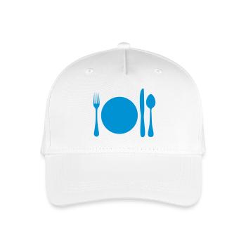 Essen - Kinder Bio Basecap - Weiß - Vorne