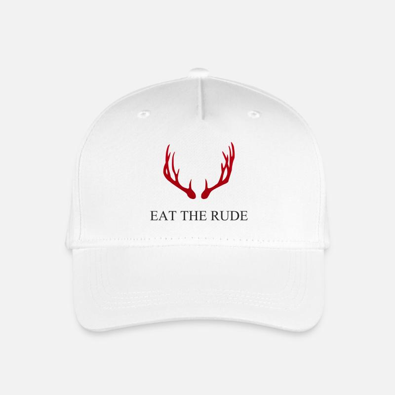 Hannibal - Eat the rude - Kinder Bio Basecap - Weiß