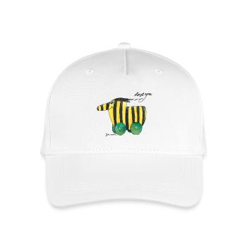 Janosch Tigerente Love You - Kinder Bio Basecap - Weiß - Vorne