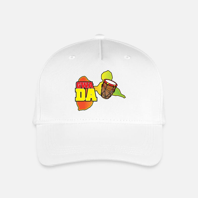 gwada ka - Casquette de baseball bio Enfant - blanc