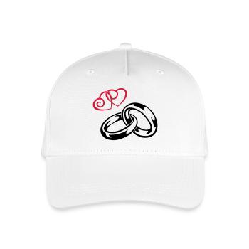 eheringe_love - Kinder Bio Basecap - Weiß - Vorne