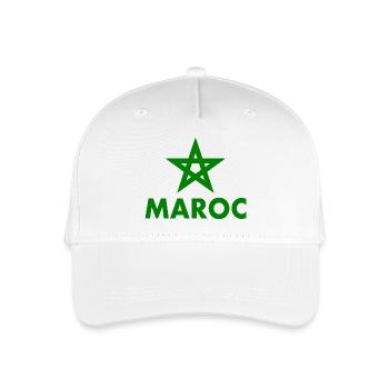 Morocco - Organic Kids’ Baseball Cap - white - Front