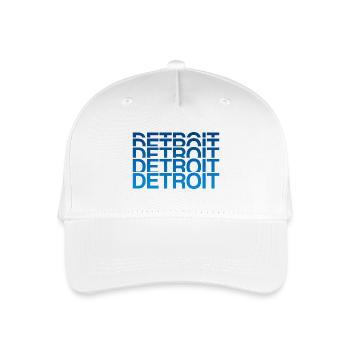 Detroit Blue Replay - Organic Kids’ Baseball Cap - white - Front