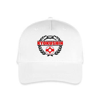 Kyokushin clothing print Laurel wreath - Organic Kids’ Baseball Cap - white - Front