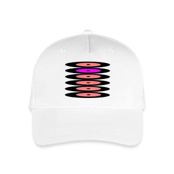 Records - Organic Kids’ Baseball Cap - white - Front