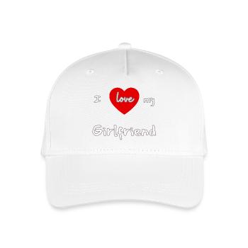 J’aime ma copine - Casquette de baseball bio Enfant - blanc - Devant