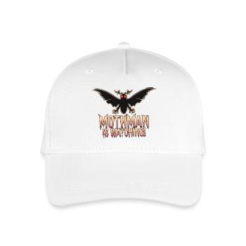 MOTHMAN REGARDE - Casquette de baseball bio Enfant - blanc - Devant