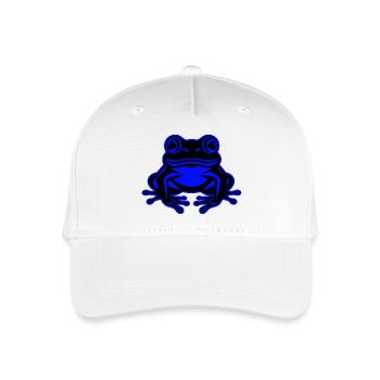 Frosch Tier - Kinder Bio Basecap - Weiß - Vorne